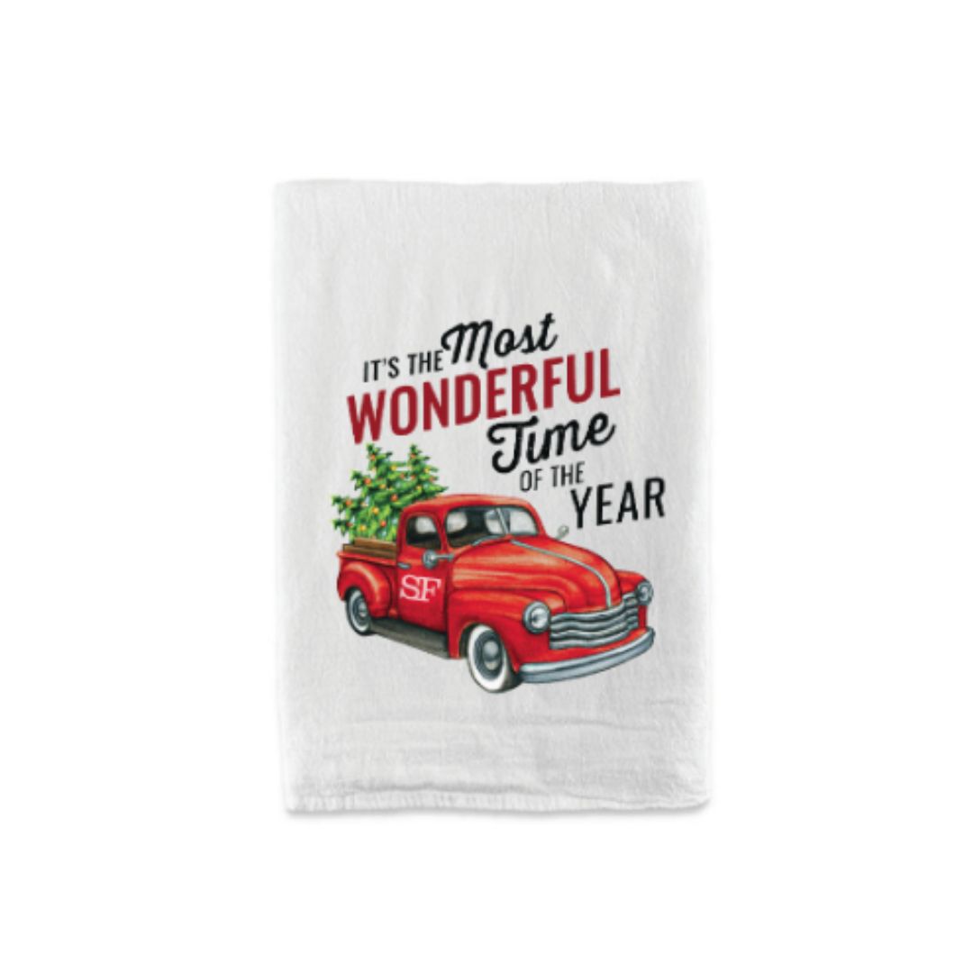 Most Wonderful Time Tea Towel