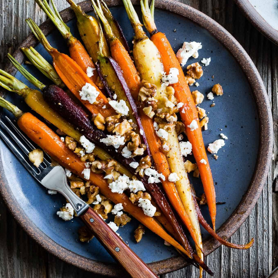 Roasted Heirloom Carrots