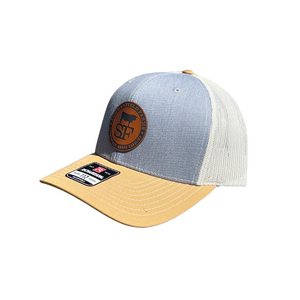 Leather Circle Hat