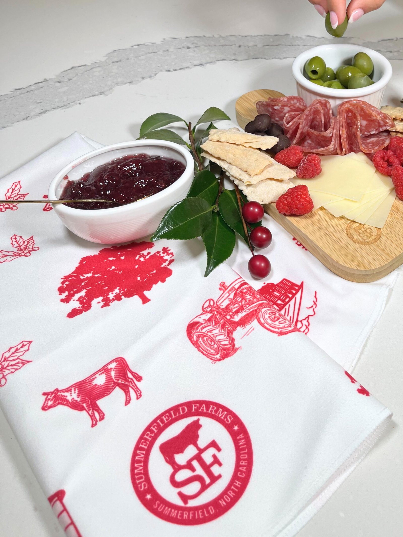 Home for the Holiday Tea Towel