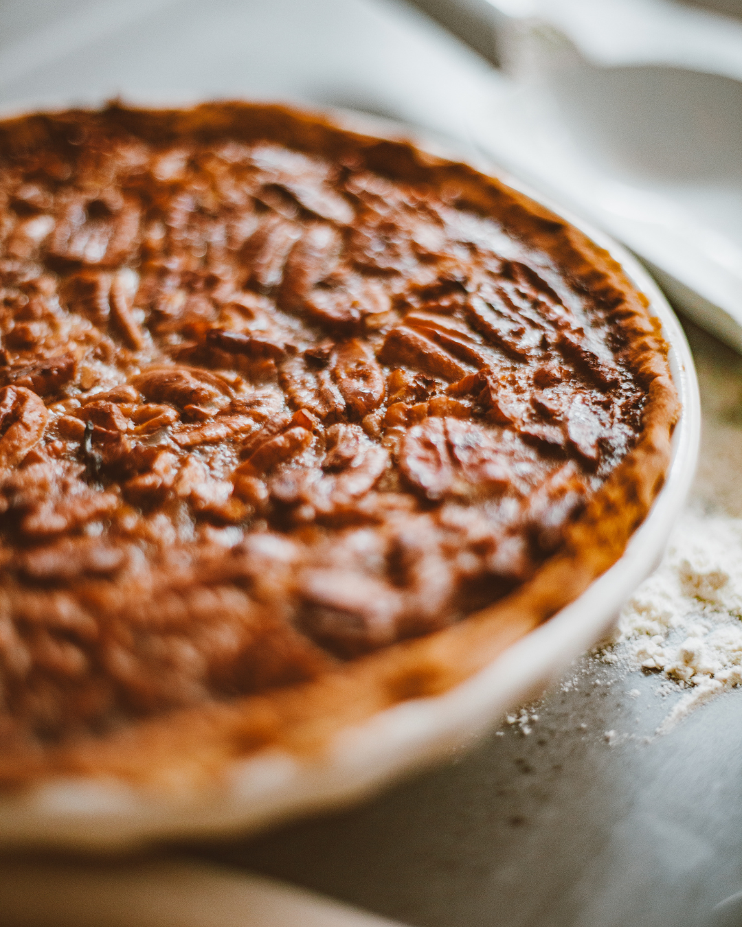 Maple Bourbon Pecan Pie 9"