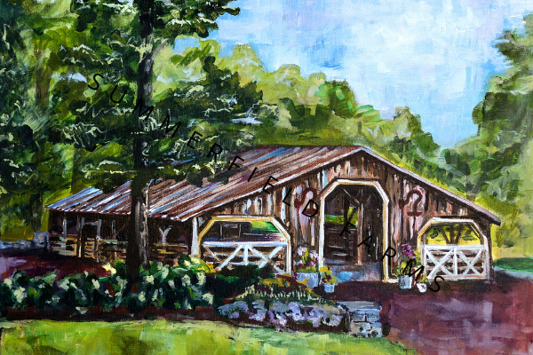 Pole Barn Print 16X20