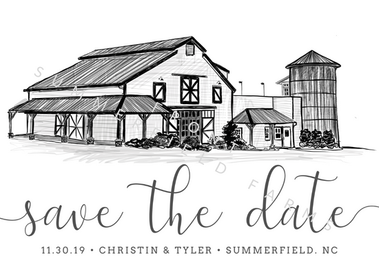 Sketch Art Save The Date File