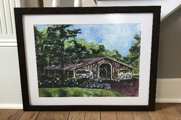 Pole Barn Framed Print 24x36