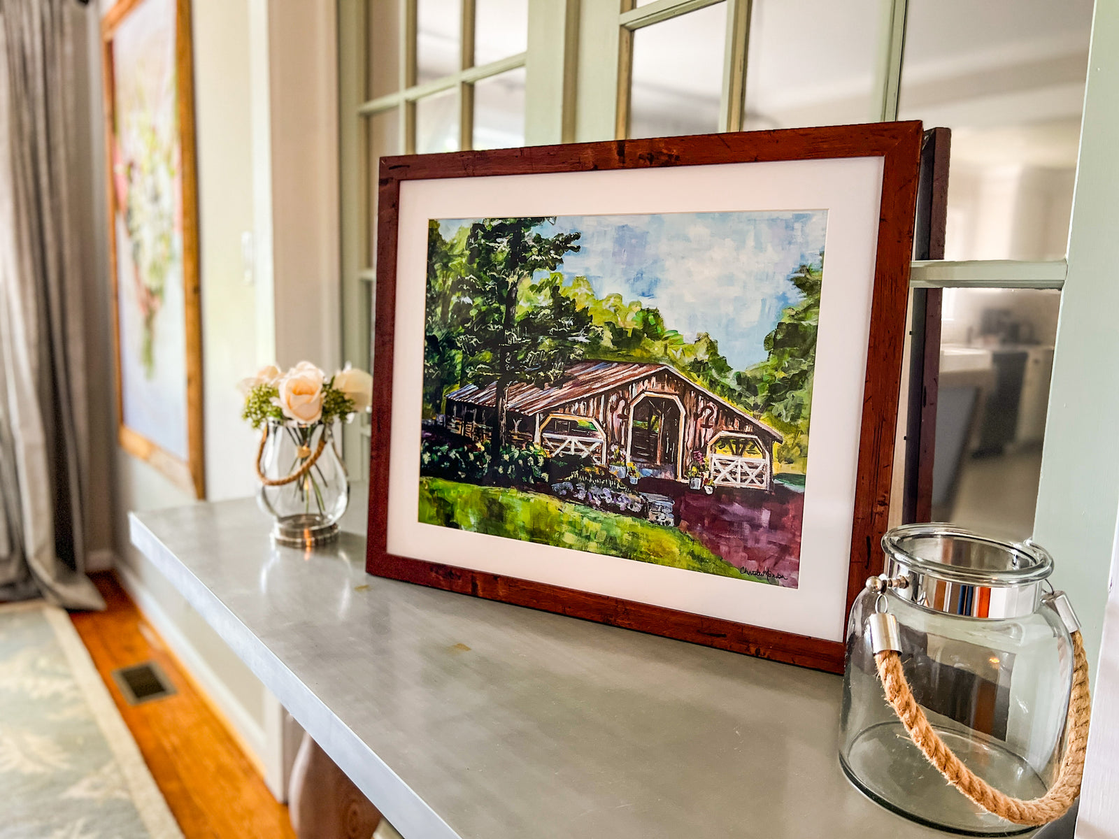 Pole Barn Framed Print 20x24