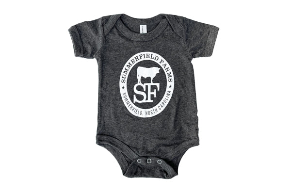 Charcoal SF Logo Onesie
