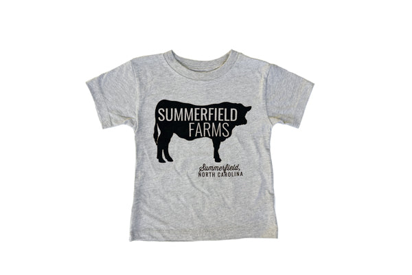 Grey Steer Toddler Tee