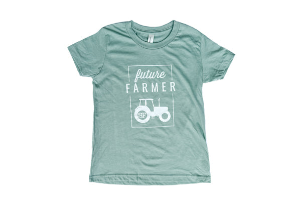 Seafoam Farmer Youth Tee