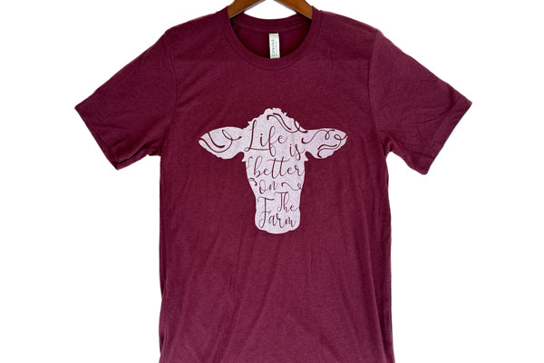 Maroon Life is Better Tee